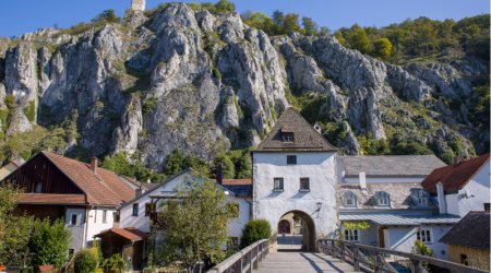 Naturpark Altmühltal-Holzbrücke Essing